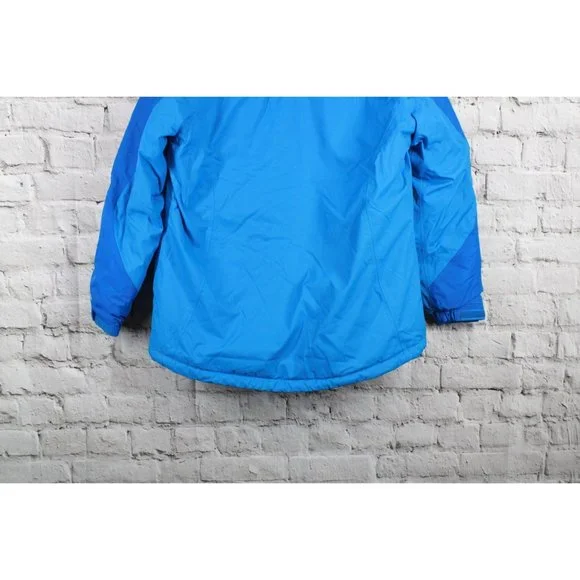 LL Bean Blue Jay Nylon Rugged Ridge Waterproof Breathable Hooded Parka L - Picture 7 of 10